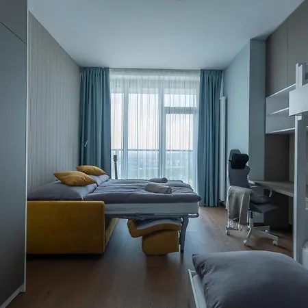 Eurovea Tower By Ellements- Castle View Pozsony